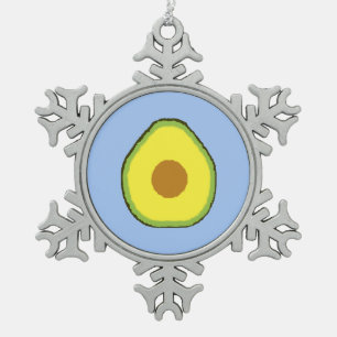 Ornement Flocon De Neige Avocado
