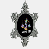 Ornement Flocon De Neige Avocate fille (Gauche)