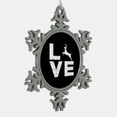 Ornement Flocon De Neige Awesome Deer Lover Trendy Aesthetic Design  (Gauche)