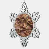 Ornement Flocon De Neige Bacon (Vue impression)