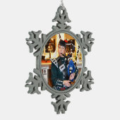 Ornement Flocon De Neige Bagpieu de Noël (Gauche)