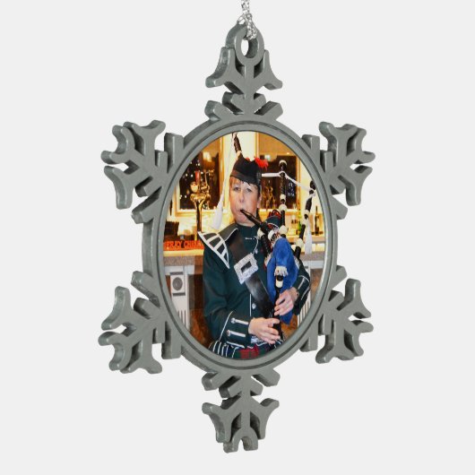 Ornement Flocon De Neige Bagpieu de Noël (Gauche)