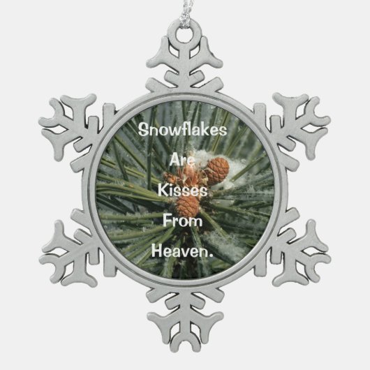 Ornement Flocon De Neige Baisers du ciel (Devant)