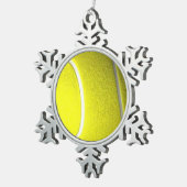 Ornement Flocon De Neige Ball de tennis (Vue impression)