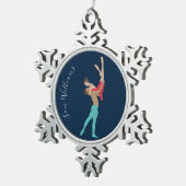 Ornement Flocon De Neige Ballet (Vue impression)
