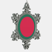 Ornement Flocon De Neige Bangladesh Flag Emblem (Gauche)