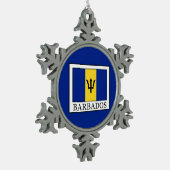 Ornement Flocon De Neige Barbade (Gauche)