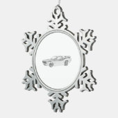Ornement Flocon De Neige Barracuda Plymouth 1970 (Vue impression)