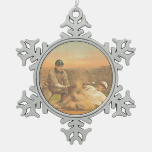 Ornement Flocon De Neige Base-ball classique SUPÉRIEUR