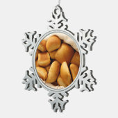 Ornement Flocon De Neige Basket de Dinner Rolls (Vue impression)