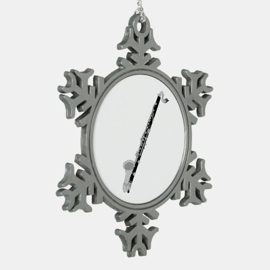 Ornement Flocon De Neige Basse Clarinet (Gauche)