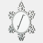 Ornement Flocon De Neige Basse Clarinet (Vue impression)