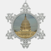 Ornement Flocon De Neige Bâtiment du Capitole, Washington, DC (Devant)