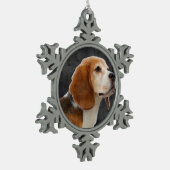 Ornement Flocon De Neige Beagle (Gauche)