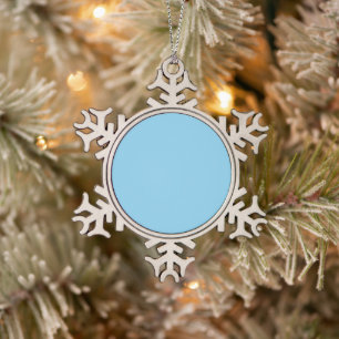 Ornement Flocon De Neige Bébé Bleu