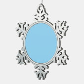 Ornement Flocon De Neige Bébé Bleu (Vue impression)