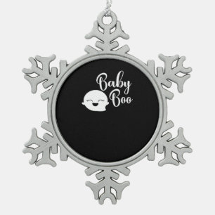 Ornement Flocon De Neige Bébé Boo Halloween