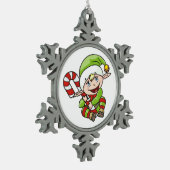 ORNEMENT FLOCON DE NEIGE BÉBÉ ELF (Gauche)