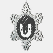 Ornement Flocon De Neige Bébé Penguin Snowflake Ornament (Vue impression)