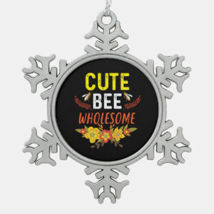Ornement Flocon De Neige Beekeeper Art Cute Bee Whesome