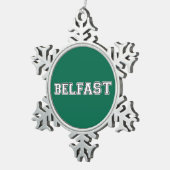 Ornement Flocon De Neige Belfast (Vue impression)