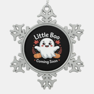 Ornement Flocon De Neige Belle Faire-part de grossesse Halloween