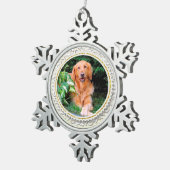 Ornement Flocon De Neige Belle Golden Retriever Noël Ornament neige (Vue impression)