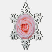 Ornement Flocon De Neige Belle rose rose (Vue impression)