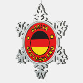 Ornement Flocon De Neige Berlin Deutschland (Vue impression)
