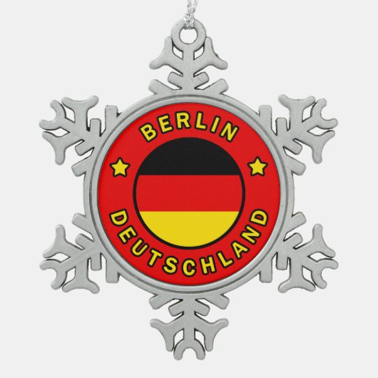 Ornement Flocon De Neige Berlin Deutschland (Devant)