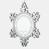 Ornement Flocon De Neige Best Grandma Ever Modern Classic (Vue impression)