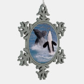 Ornement Flocon De Neige Bétail tueur nageant (Gauche)