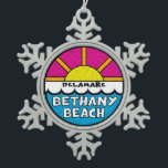 Ornement Flocon De Neige Bethany Beach Delaware<br><div class="desc">Bethany Beach Delaware</div>