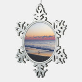 Ornement Flocon De Neige Bethany Beach Sunrise I (Vue impression)