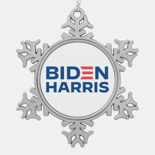Ornement Flocon De Neige Biden Harris (Devant)