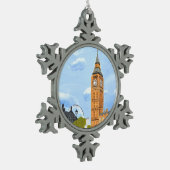 Ornement Flocon De Neige Big Ben London (Gauche)
