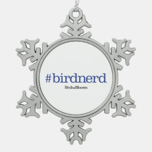 Ornement Flocon De Neige #birdnerd