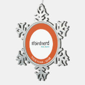 Ornement Flocon De Neige #BirdNerd (Vue impression)