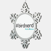 Ornement Flocon De Neige #BirdNerd (Vue impression)