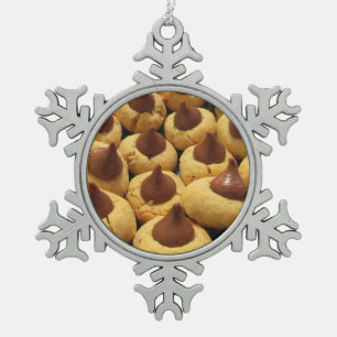 Ornement Flocon De Neige Biscuits de pastille de chocolat de beurre