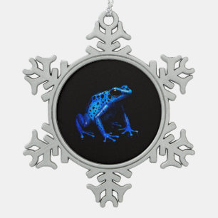 Ornement flocon de neige Black 4 Luxe Grenouille n