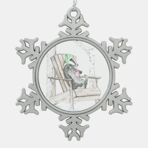 Ornement Flocon De Neige Blaireau