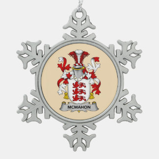 Ornement Flocon De Neige Blason de la famille McMahon