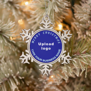 Ornement Flocon De Neige Bleu de Noël