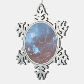 Ornement Flocon De Neige Bluebird et cadeau (Vue impression)