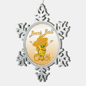 Ornement Flocon De Neige Bocce Ball Chick #10 (Vue impression)