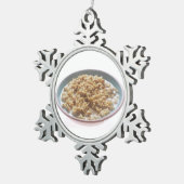 Ornement Flocon De Neige Bol d'avoine (Vue impression)