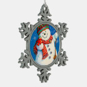 Ornement Flocon De Neige Bon Snowman (Gauche)