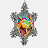 Ornement Flocon De Neige bonbons (Gauche)