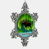 Ornement Flocon De Neige Bonnes Fêtes - Éclairage du Nord Oie (Gauche)